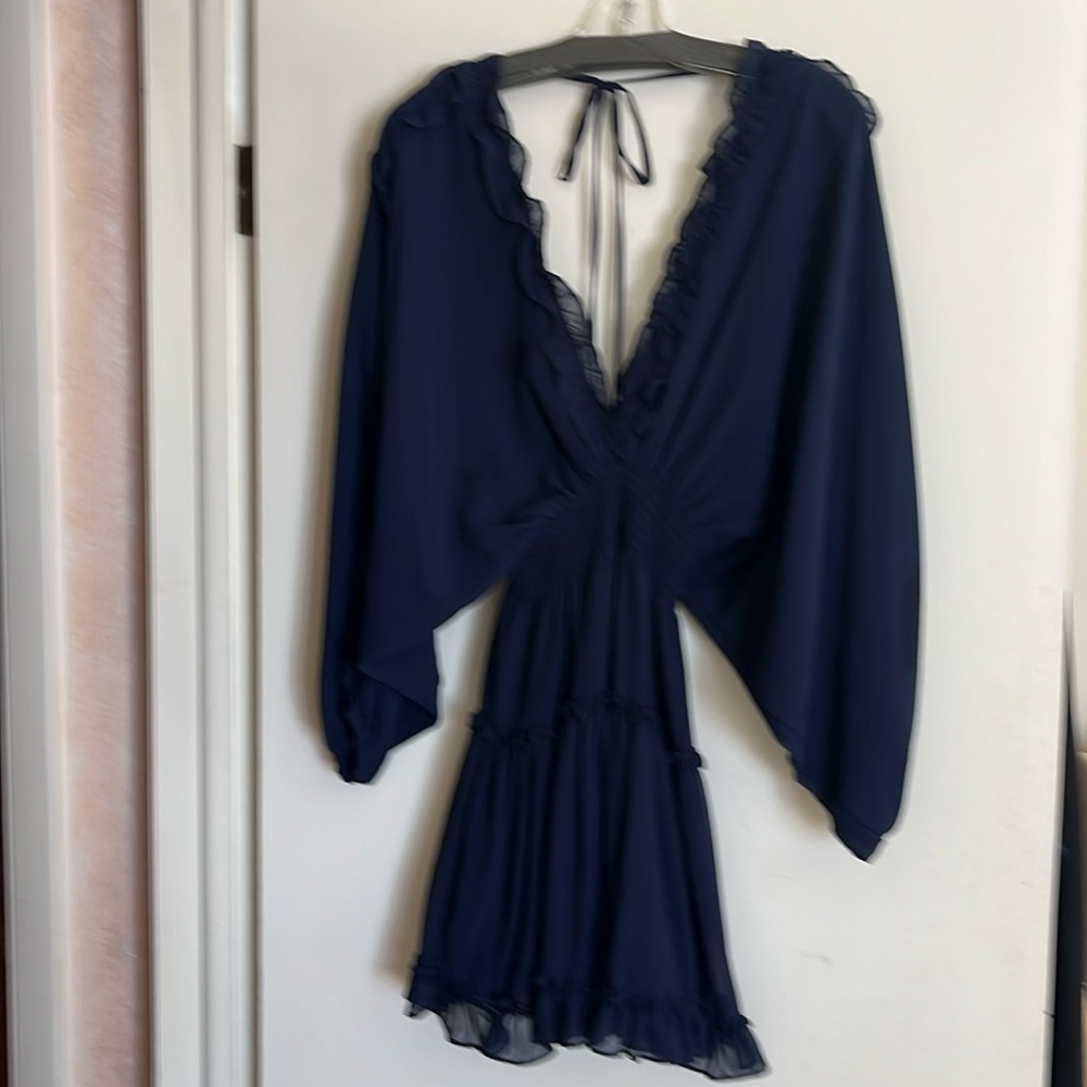 Blue flirty dress